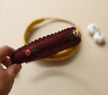 Load image into Gallery viewer, Fall &#39;24 || Rose Scalloped Headband