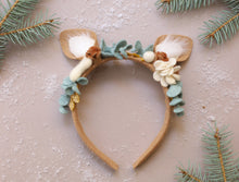 Load image into Gallery viewer, Holiday || Eucalyptus Deer Crown