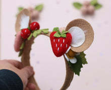 Load image into Gallery viewer, Spring Cheer || Berry Bear Headband