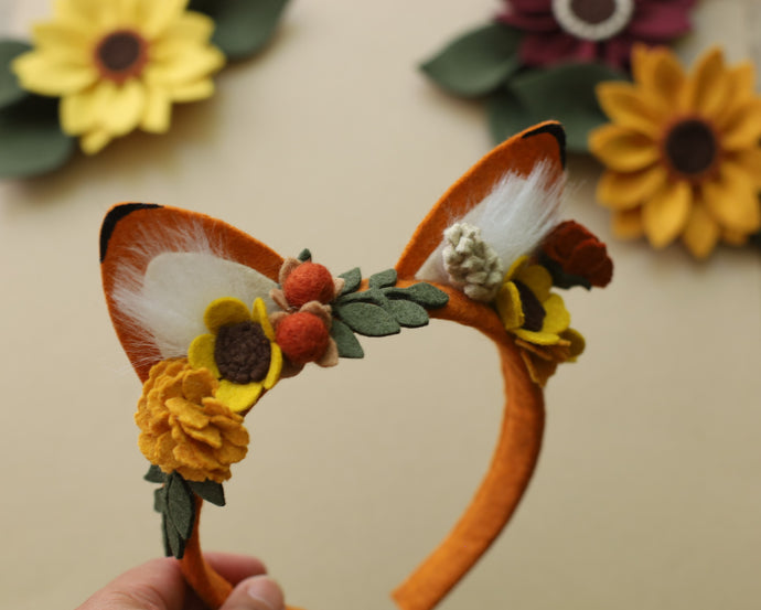Fall '24 || Autumn Fox Crown Headband