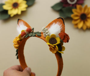 Fall '24 || Autumn Fox Crown Headband
