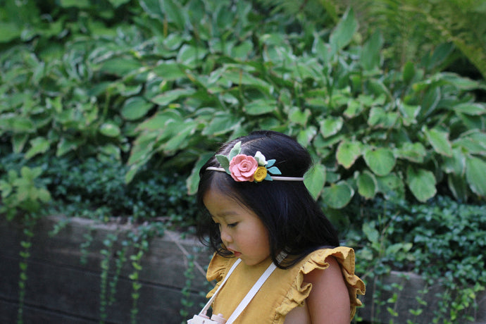 Enchanted || Boho Rose Flower Crown