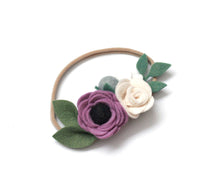 Load image into Gallery viewer, Romance || Lavender Roses Mini Crown