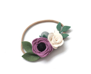 Romance || Lavender Roses Mini Crown