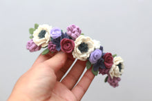 Load image into Gallery viewer, wildflower lavender felt flower crown