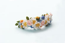 Load image into Gallery viewer, wildflower felt flower daisy crown headband