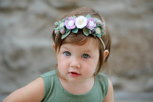 Classics || Lavender Felt Flower Crown