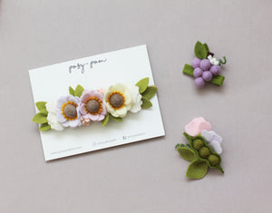 FARM FRESH || Mini Anemone Crown - Pastel Purples