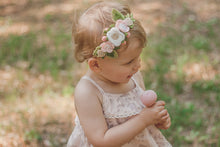 Load image into Gallery viewer, blush felt flower crown by Posy and Pom