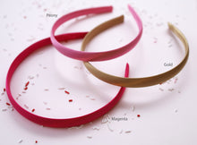 Load image into Gallery viewer, LOVE || Hard Satin Covered Headband Add-ON