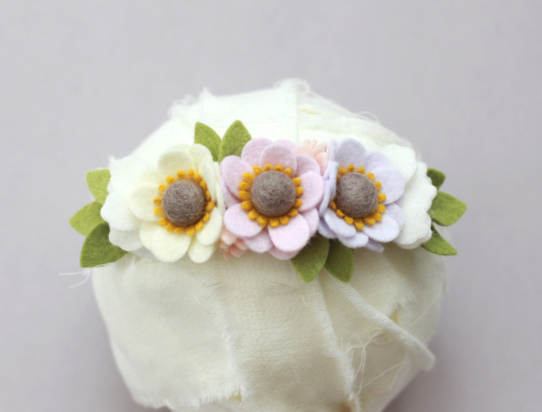 FARM FRESH || Mini Anemone Crown - Pastel Purples