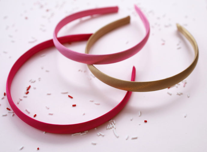 LOVE || Hard Satin Covered Headband Add-ON